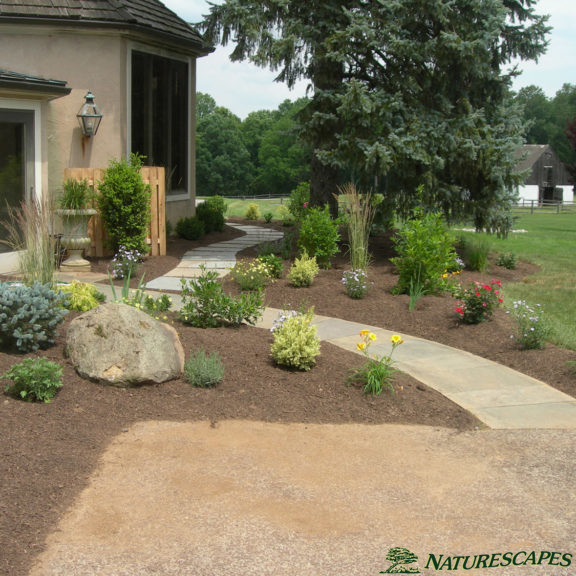 Landscape Design Profile – Garden with Natural Stone Walkway in Malvern ...