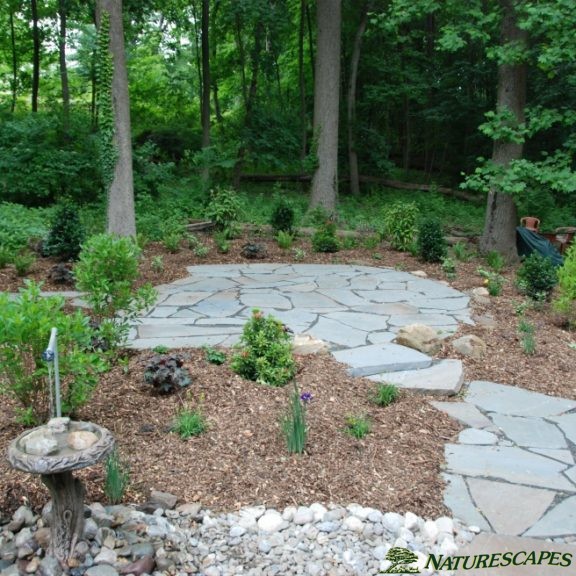 Walkways & Dry Stream Bed In Villanova, Pa 