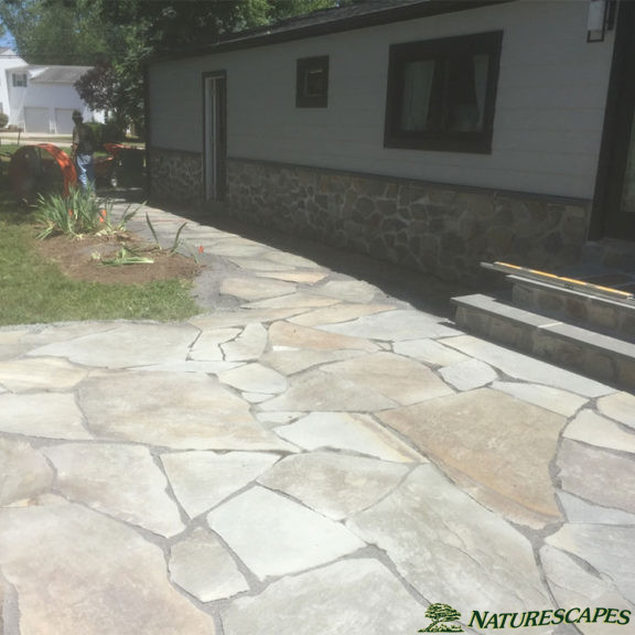 New Patio, Garden, and Walkway in Collegeville - Naturescapes