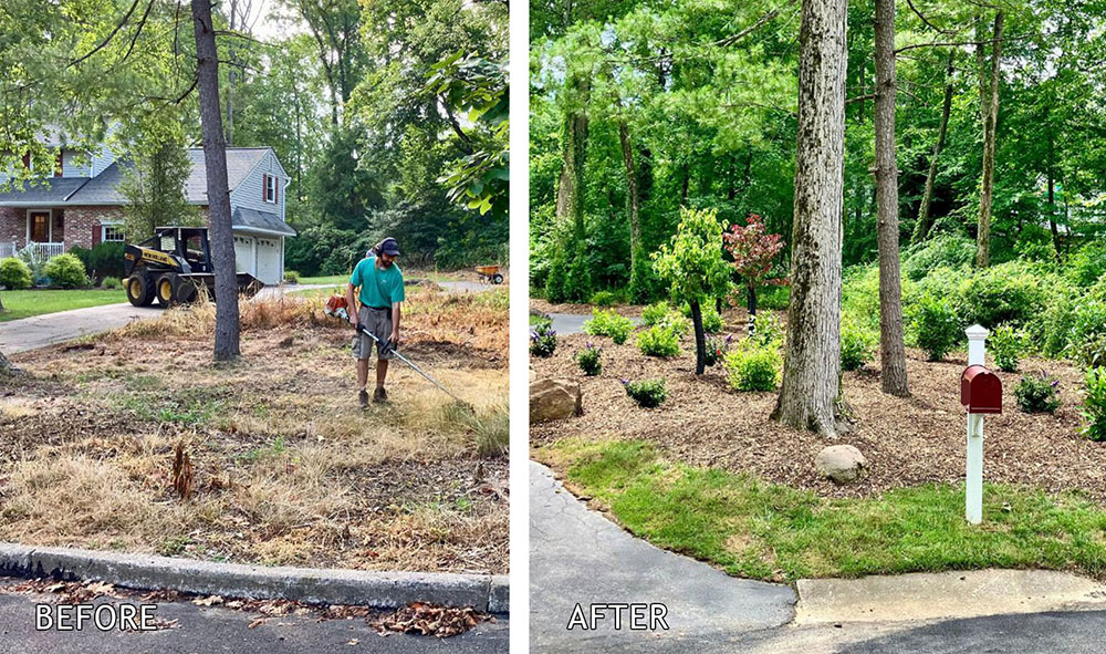 berwyn driveway beforeafter